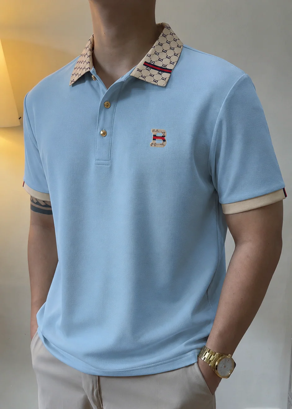 Aristovibe Monogram Polo T-Shirt - Image 2