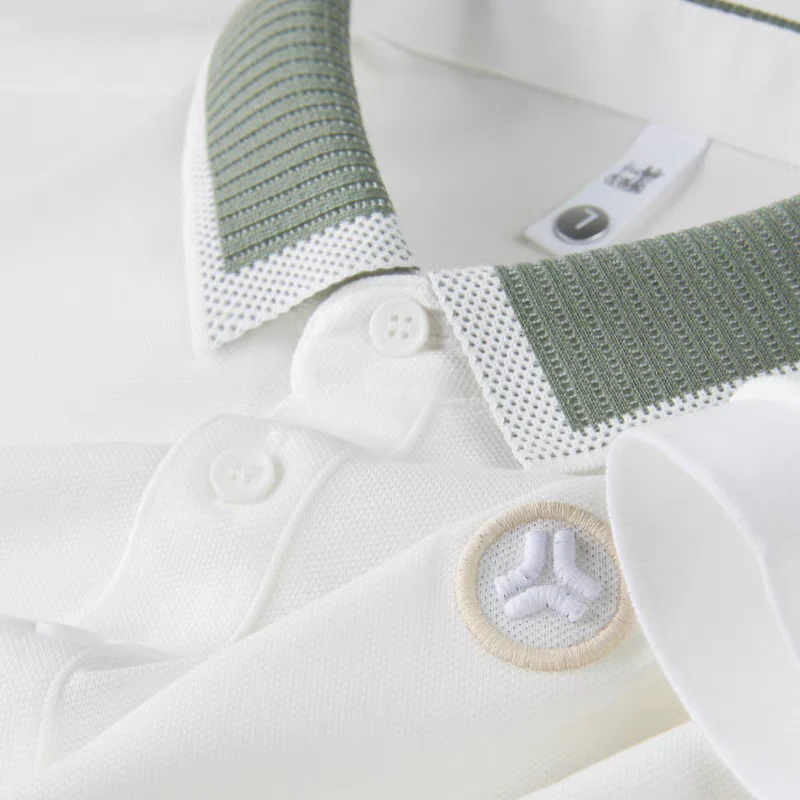 Couture Elite Striped Polo T-Shirt - Image 11