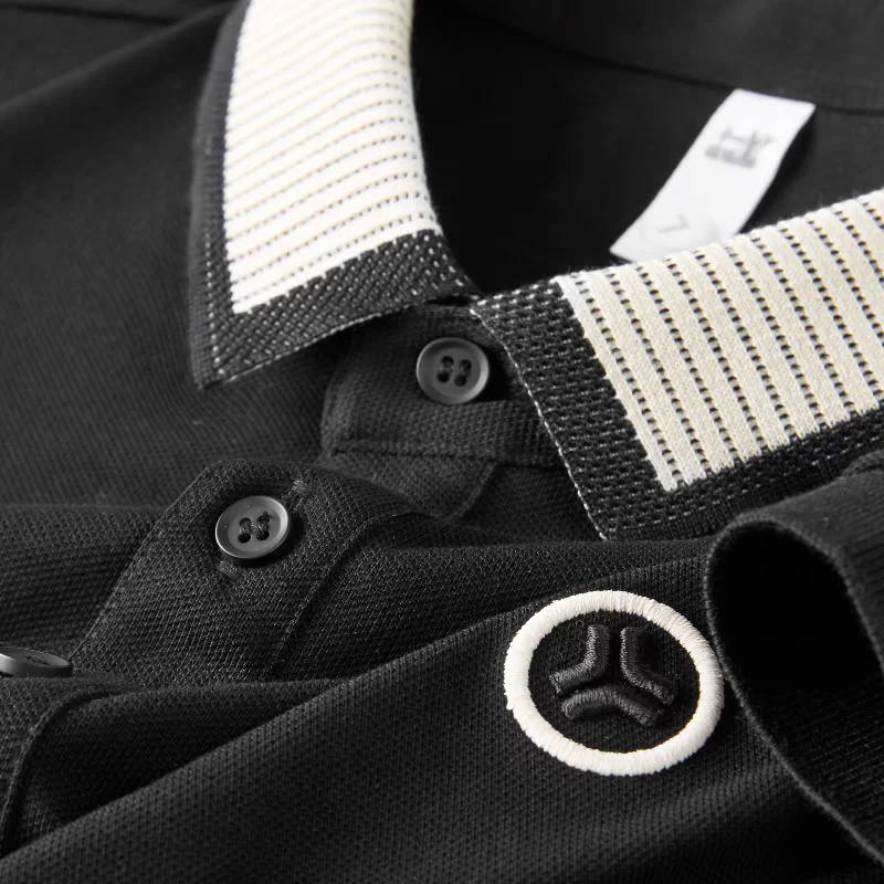 Couture Elite Striped Polo T-Shirt - Image 13