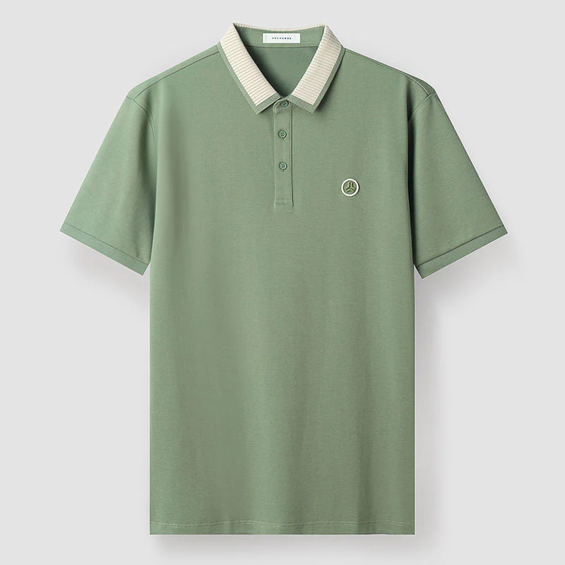 Couture Elite Striped Polo T-Shirt - Image 5