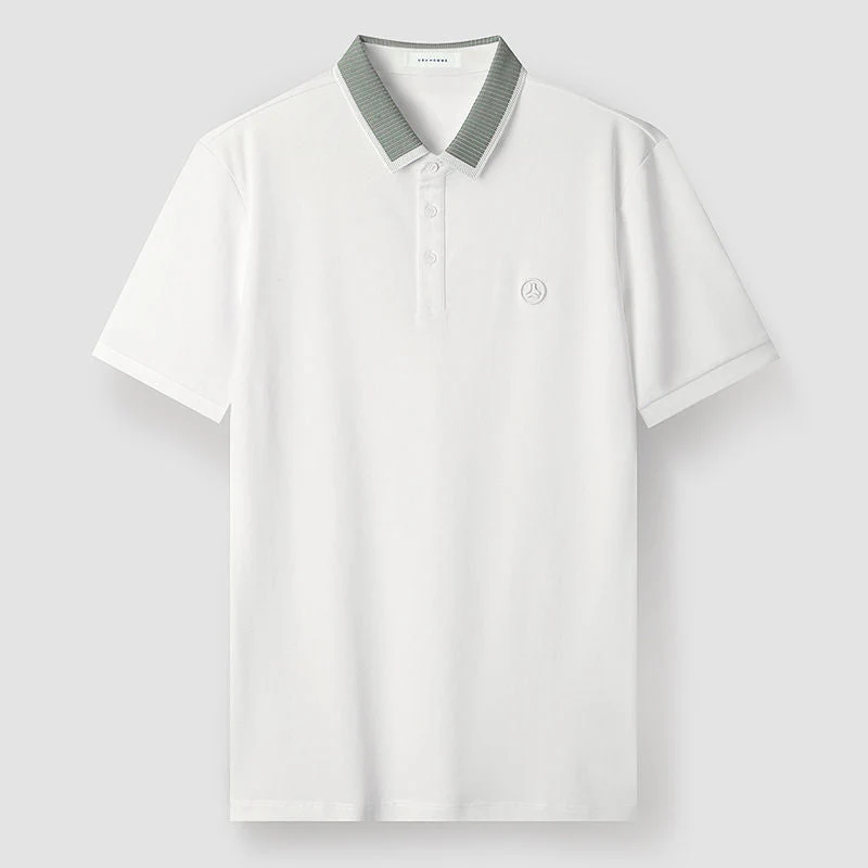 Couture Elite Striped Polo T-Shirt - Image 7